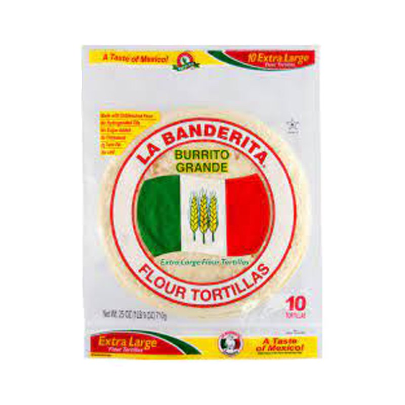 LA BANDERITA TORTILLAS BURRITO 10PK 710G