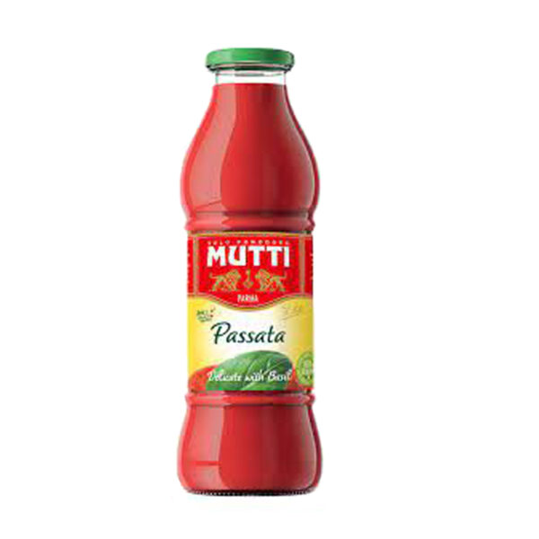 Mutti Passata With Basil 700g Panetta Mercato