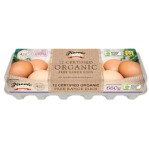 Pirovic Organic Free Range Eggs 660g Panetta Mercato