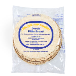 Golden Top Large Greek Pitta Bread 10 pack