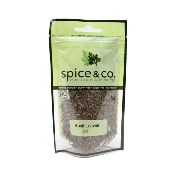 SPICE & CO. BASIL LEAVES 20G