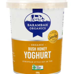 Barambah Organic Bush Honey Yoghurt 500g Panetta Mercato