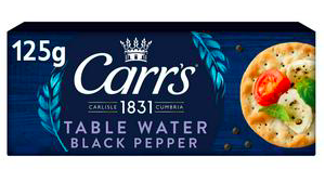 Carrs Table Water Pepper 125g Panetta Mercato