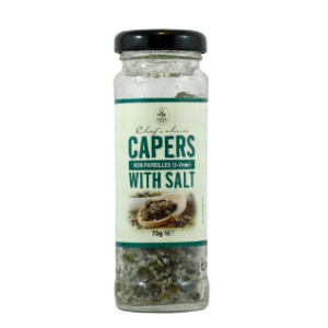 Chef's Choice Capers With Salt 75g Panetta Mercato