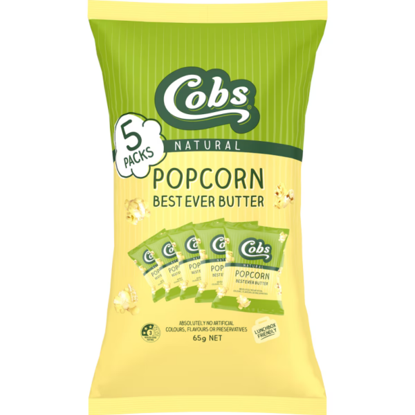 Cobs Popcorn Butter Multipack 65g Panetta Mercato