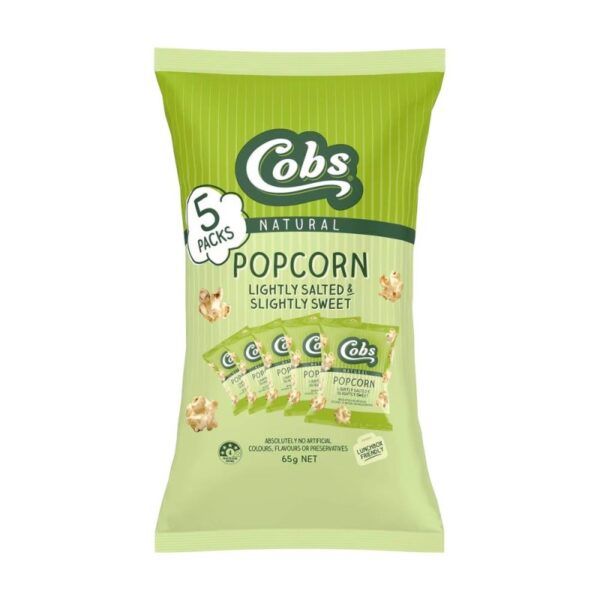 Cobs Popcorn Lightly Salted and Sweet 65g