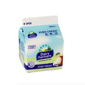 Dairy Farmers Pure Cream 300ml Panetta Mercato