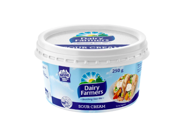 Dairy Farmers Sour Cream 250g Panetta Mercato