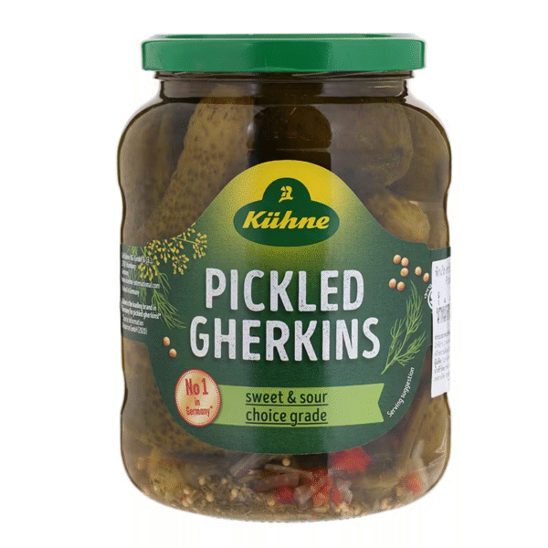 Kuhne Pickled Gherkins 720ml Panetta Mercato