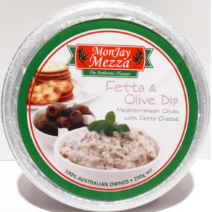 Monjay Mezza Fetta & Olive Dip 200g Panetta Mercato