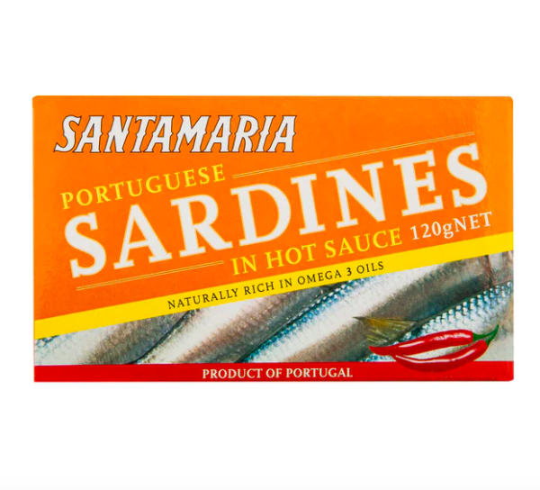 Santamaria Portuguese Sardines In Hot Sauce 120g Panetta Mercato