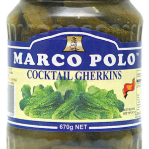 Marco Polo Cocktail Gherkins 670g