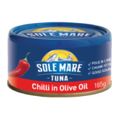 Sole Mare Tuna In Olive Oil W/ Chilli 185g Panetta Mercato