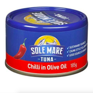Solemare Tuna In Olive Oil W: Chilli 185g Panetta Mercato