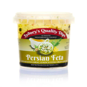 Sydney Quality Dips Persian Feta W: Garlic Lemon Evoo 335G Panetta Mercato