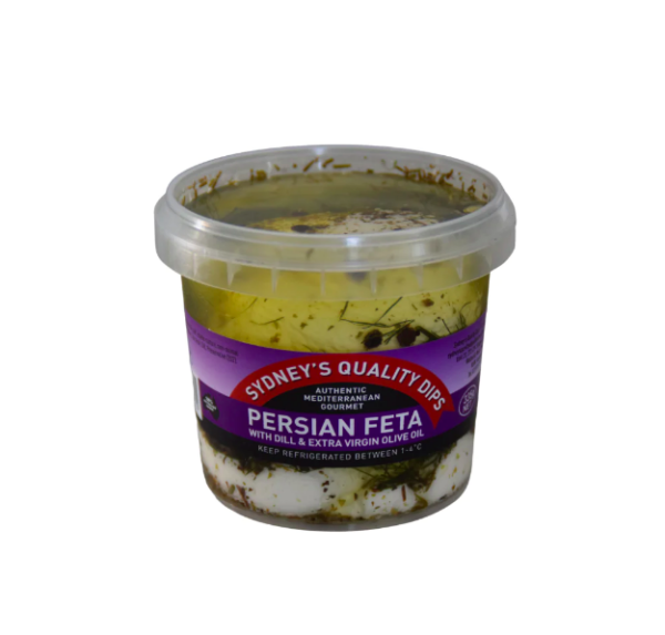 Sydney Quality Dips Persian Feta W:dill 335G Panetta Mercato