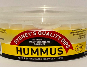 Sydney's Quality Dips Mediterrranean Hummus 200g Panetta Mercato