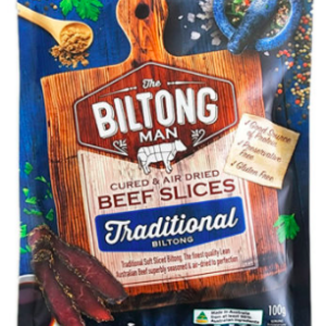 The Biltong Man Traditional Biltong 100g Panetta Mercato
