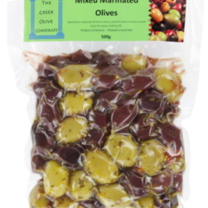 The Greek Olive Company Olives Mixed Marinated 500g Panetta Mercato