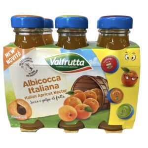 Valfrutta Apricot Nectar 6x125ml Panetta Mercato
