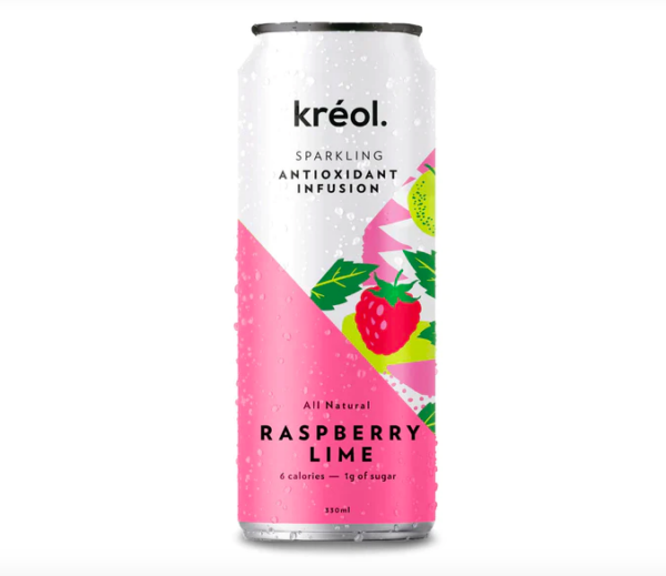 Kreol Antioxidant Raspberry Lime 330ml Panetta Mercato