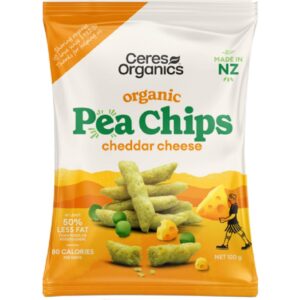 Ceres Pea Chips Cheddar Cheese 100g Panetta Mercato