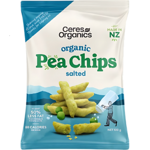 Ceres Pea Chips Salted 100g Panetta Mercato