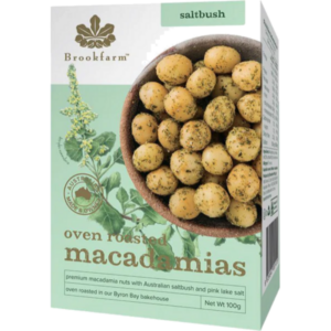 Brookfarm Oven Roasted Salt Bush Macadamias 100g Panetta Mercato