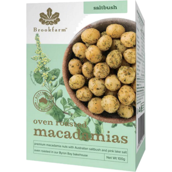 Brookfarm Oven Roasted Salt Bush Macadamias 100g Panetta Mercato