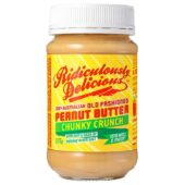 Ridiculously Delicious Chunky Crunch Peanut Butter 375g Panetta Mercato