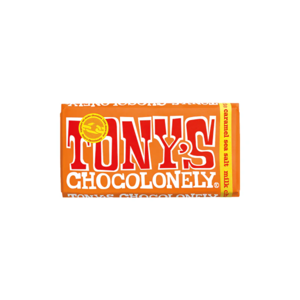 Tony's Chocolonely Milk Caramel Sea Salt 180g Panetta Mercato