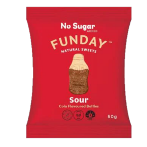 Funday Sour Cola Bottles 50g Panetta Mercato