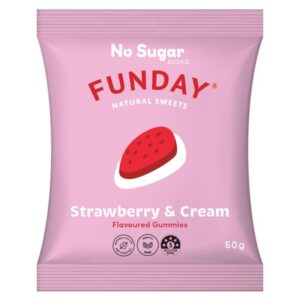 Funday Strawberry Cream Gummies 50g Panetta Mercato