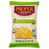Proper Crisps Cider Vinegar & Sea Salt 140g Panetta Mercato