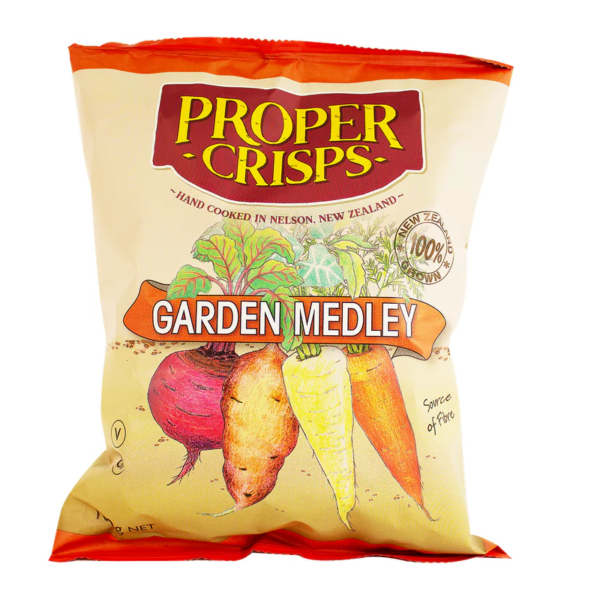 Proper Crisps Garden Medley 100g Panetta Mercato