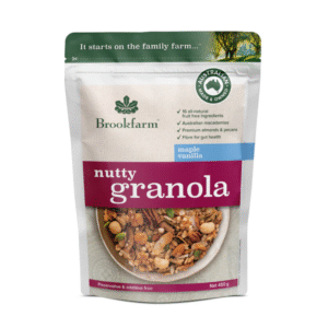 Brookfarm Nutty Granola Maple Vanilla 450g Panetta Mercato