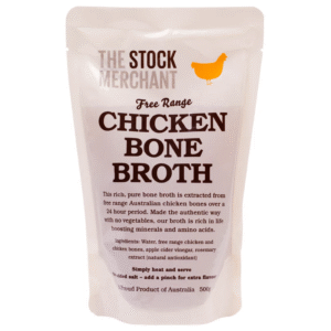 The Stock Merchant Free Range Chicken Bone Broth 500ml Panetta Mercato