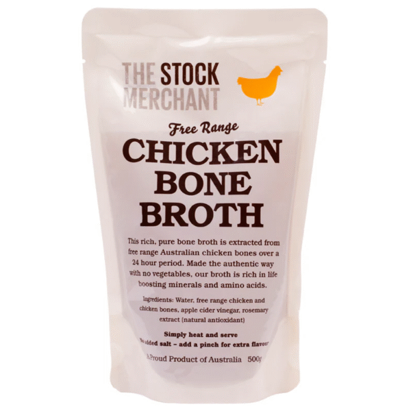 The Stock Merchant Free Range Chicken Bone Broth 500ml Panetta Mercato