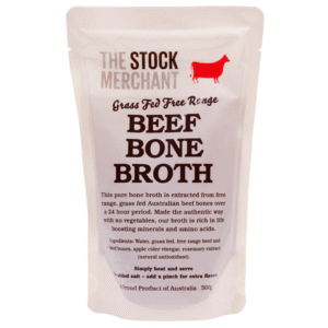 The Stock Merchant Grass Fed Beef Bone Broth 500g Panetta Mercato