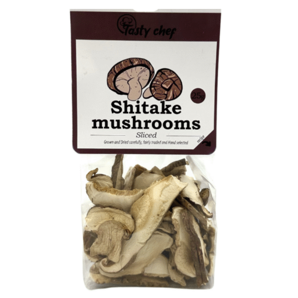 Tasty Chef Wild Shitake Dried Mushrooms 25g Panetta Mercato