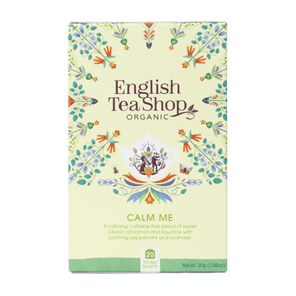 English Tea Shop Organic Calm Me Tea 20pk Panetta Mercato