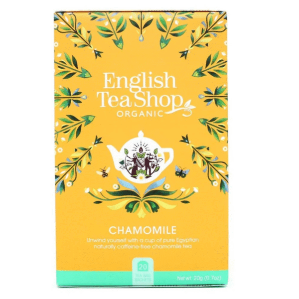 English Tea Shop Organic Chamomile Tea 20pk Panetta Mercato Panetta Mercato