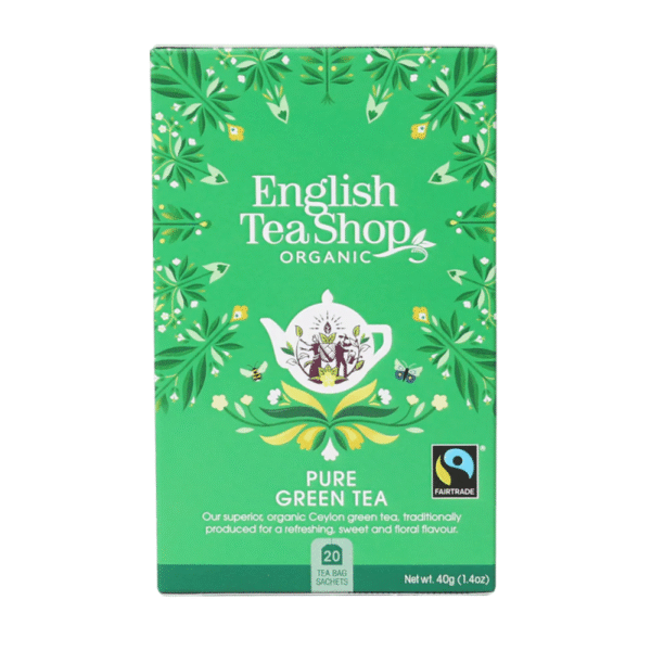 English Tea Shop Organic Green Tea 20pk Panetta Mercato