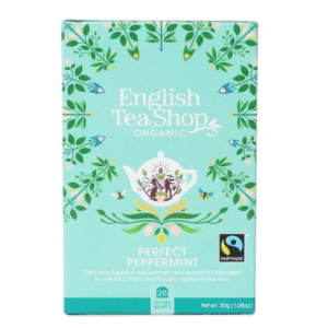 English Tea Shop Organic Peppermint Tea 20pk Panetta Mercato